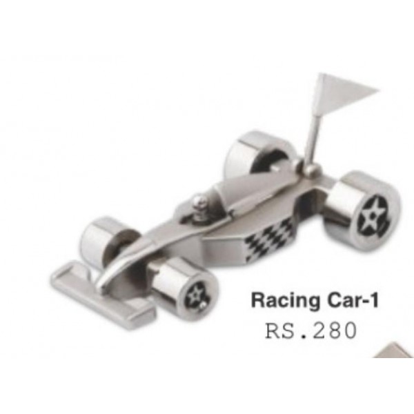 RACING CAR METAL DESKTOP ITEM